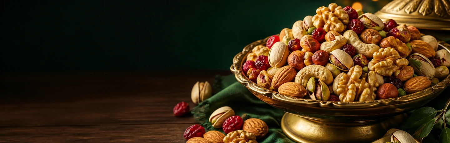 آجیل مخلوط تازه و دست‌چین